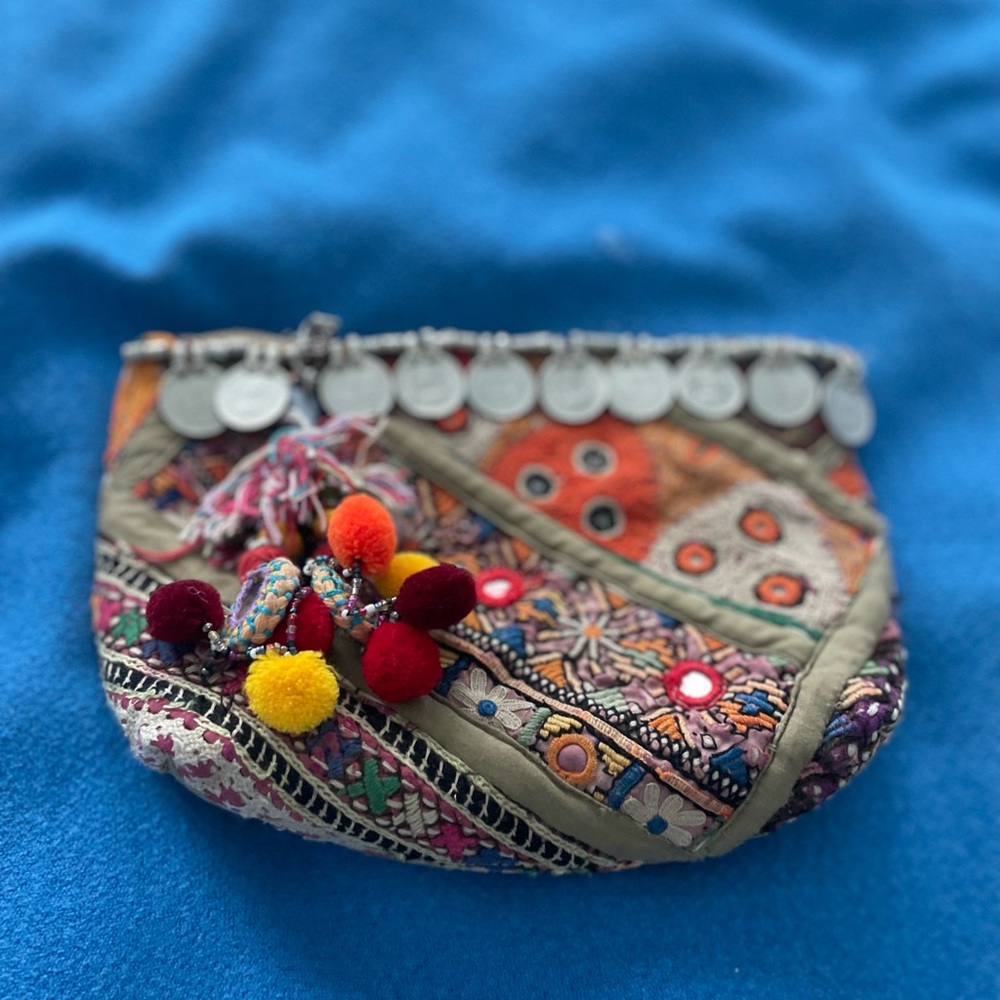 Fun summer colorful clutch